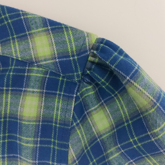 Burton Dryride WB Blitz Blue & Green Flannel - Picture 4 of 10